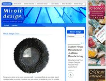 Tablet Screenshot of miroir-design.com